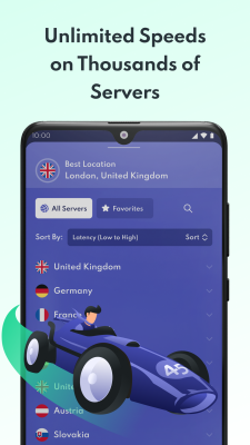 Screenshot of the application PrivadoVPN - #2