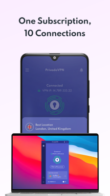 Screenshot of the application PrivadoVPN - #3