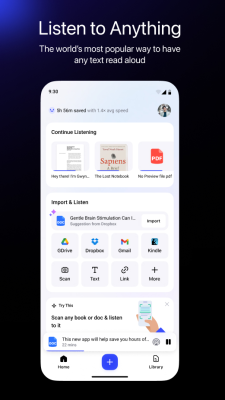 Screenshot of the application Speechify - #2