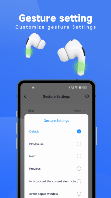 Screenshot of the application PodsLink - #5