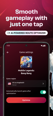 Screenshot of the application ExitLag - #1