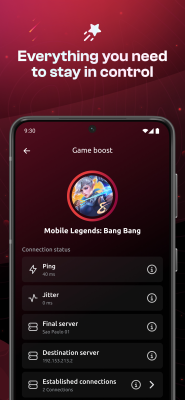 Screenshot of the application ExitLag - #6