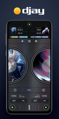 Screenshot of the application djay - #1