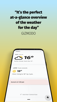 Screenshot of the application Appy Weather - #2