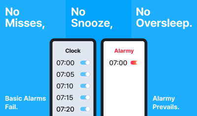 Screenshot of the application Alarmy - #1