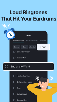Screenshot of the application Alarmy - #2
