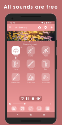 Screenshot of the application Ambience: sleep sounds - #8