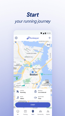 Screenshot of the application ASICS Runkeeper - Run Tracker - #1