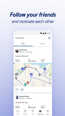 Screenshot of the application ASICS Runkeeper - Run Tracker - #7