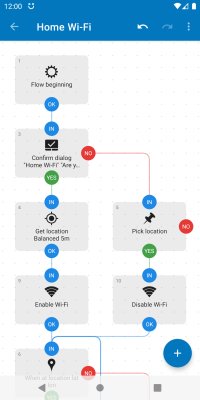 Screenshot of the application Automate - #1