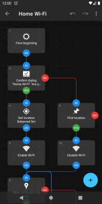 Screenshot of the application Automate - #2