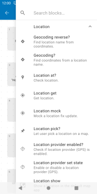 Screenshot of the application Automate - #3