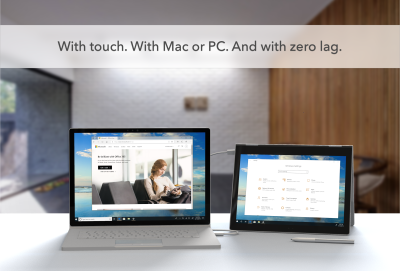 Screenshot of the application Duet Display - #2