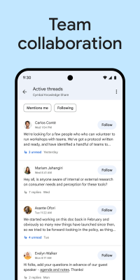 Screenshot of the application Google Chat - #3