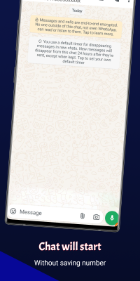 Screenshot of the application DirectChat - #2