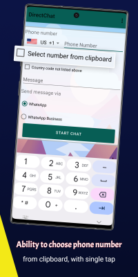 Screenshot of the application DirectChat - #4