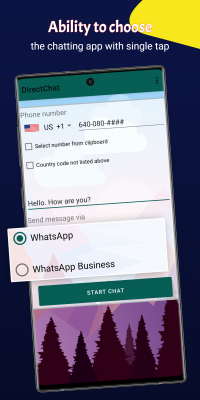 Screenshot of the application DirectChat - #5