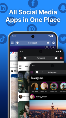 Screenshot of the application Friendly Social Browser - #1