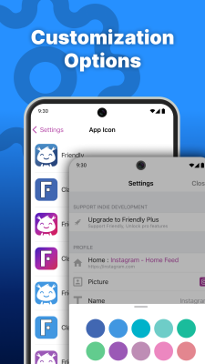 Screenshot of the application Friendly Social Browser - #4