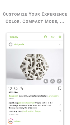 Screenshot of the application Friendly For Instagram - #7