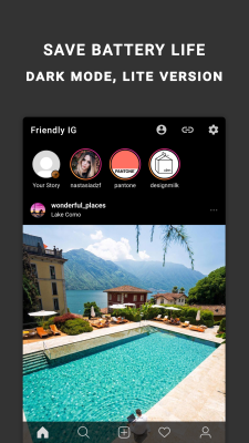 Screenshot of the application Friendly For Instagram - #8