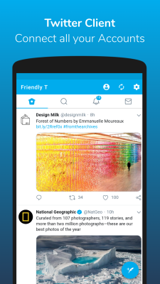 Screenshot of the application Friendly For Twitter/X - #1