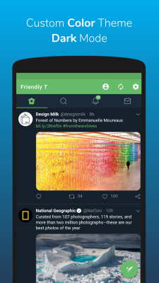 Screenshot of the application Friendly For Twitter/X - #4