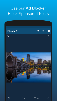 Screenshot of the application Friendly For Twitter/X - #5