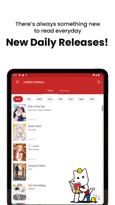 Screenshot of the application Lezhin Comics - #9