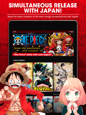 Screenshot of the application MANGA Plus by SHUEISHA - #1