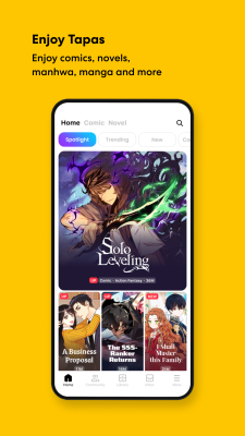Screenshot of the application Tapas - #2