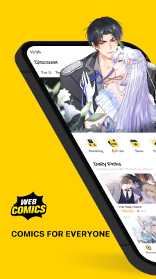 Screenshot of the application WebComics - #1