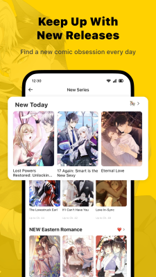 Screenshot of the application WebComics - #4