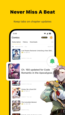 Screenshot of the application WebComics - #5