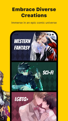 Screenshot of the application WebComics - #6