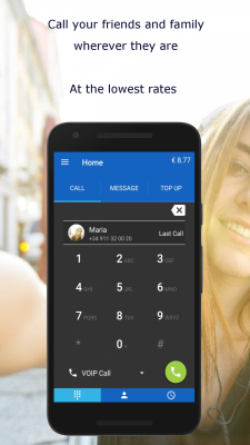 Screenshot of the application MobileVOIP international calls - #1