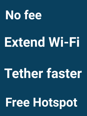 Screenshot of the application NetShare - no-root-tethering - #1