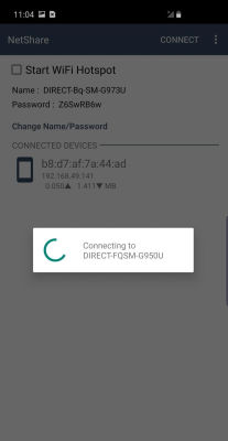 Screenshot of the application NetShare - no-root-tethering - #4