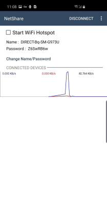 Screenshot of the application NetShare - no-root-tethering - #5