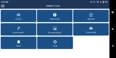 Screenshot of the application Perfect Click Autoclicker - #1