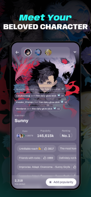 Screenshot of the application WebNovel - #5