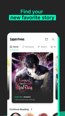 Screenshot of the application Tappytoon - #3