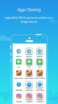 Screenshot of the application Parallel Space－Multi Accounts - #1