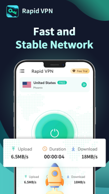 Screenshot of the application Rapid VPN - #1
