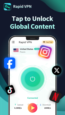 Screenshot of the application Rapid VPN - #2