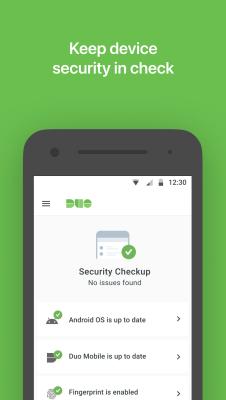 Screenshot of the application Duo Mobile - #3