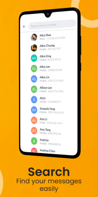Screenshot of the application Wize SMS - #8