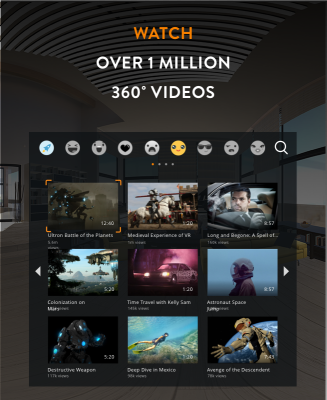 Screenshot of the application Fulldive VR - #1