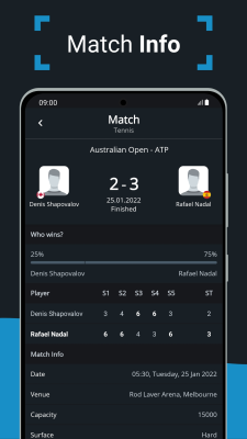 Screenshot of the application Livescore by SoccerDesk - #7
