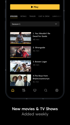 Screenshot of the application Filmzie - #3